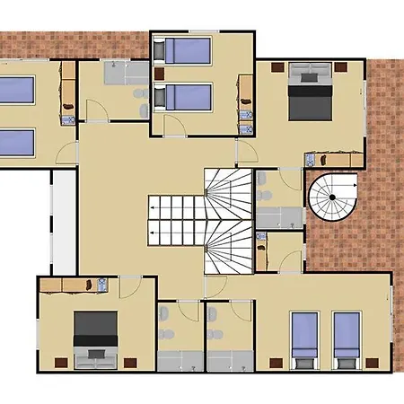 Sleeps 14 Pool Air Con Wifi